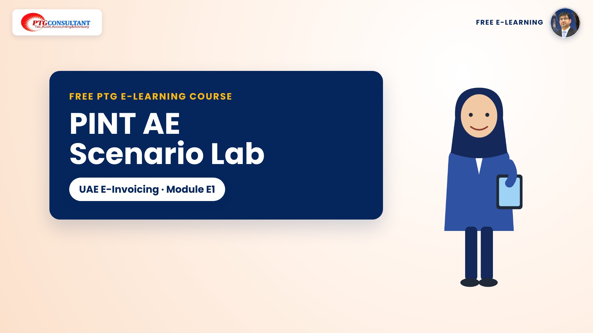 PTG PINT AE Scenario Lab – free UAE e-invoicing course